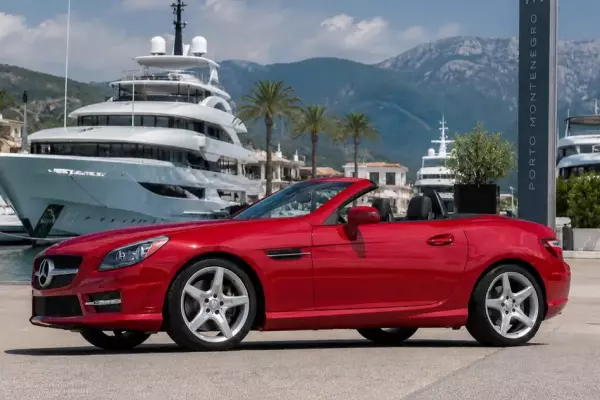 Mercedes SLK 200 for rent in Montenegro