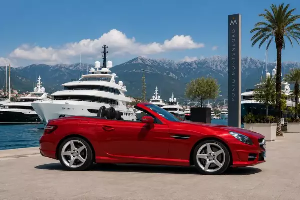 Mercedes SLK 200 for rent in Podgorica