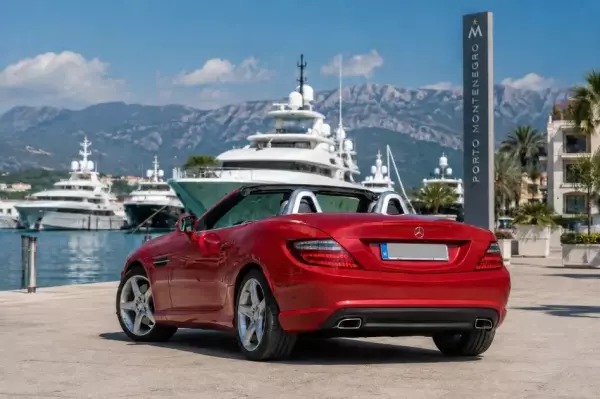 Mercedes SLK 200 for rent in Podgorica