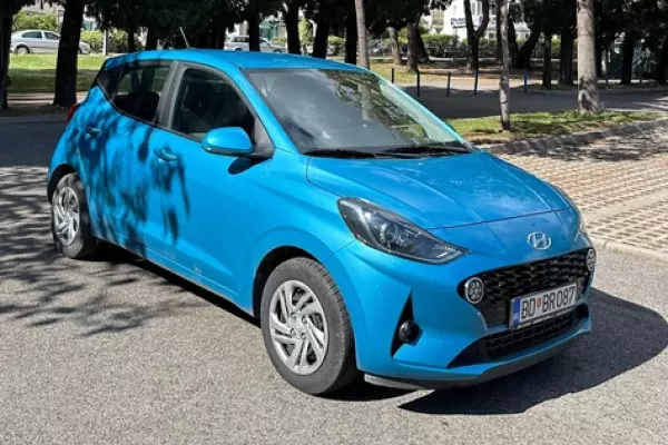 Hyundai i10 for rent in Montenegro