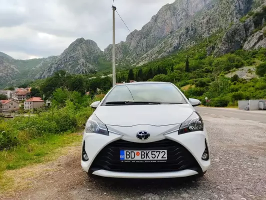 Toyota Yaris for rent in Montenegro