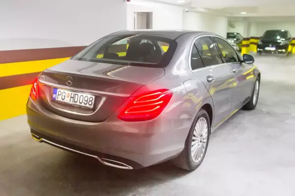 Mercedes C 220 for rent in Montenegro