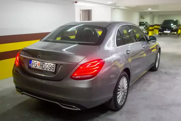 Mercedes C 220 for rent in Montenegro