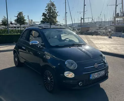 Fiat 500C for rent in Montenegro