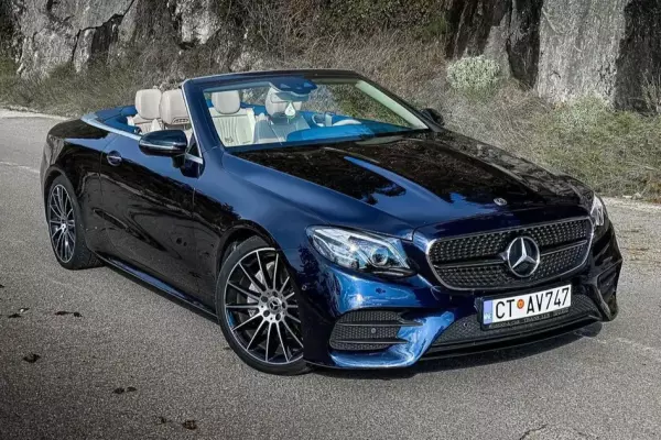 Mercedes E 220 for rent in Bečići