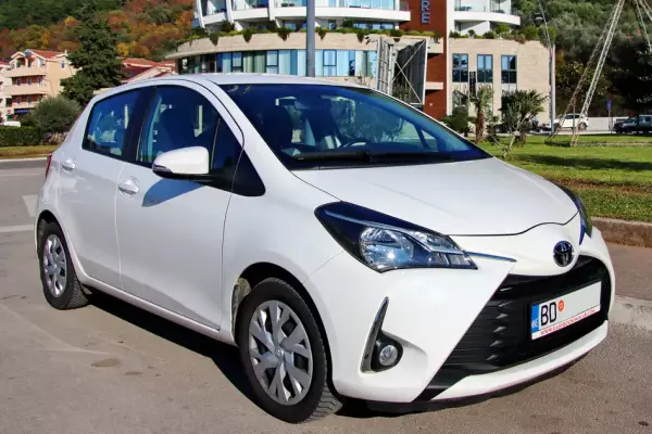 Toyota Yaris for rent in Montenegro