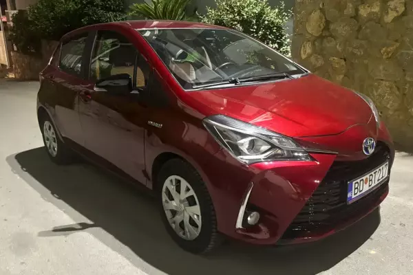 Toyota Yaris for rent in Montenegro