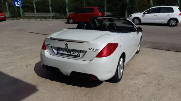 Peugeot 308 CC for rent in Lustica Bay