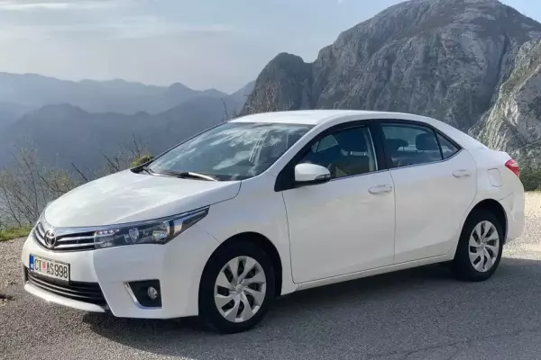 Toyota Corolla for rent in Montenegro