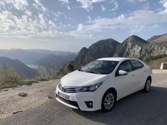 Toyota Corolla for rent in Lustica Bay