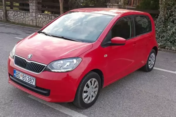 Skoda Citigo for rent in Montenegro