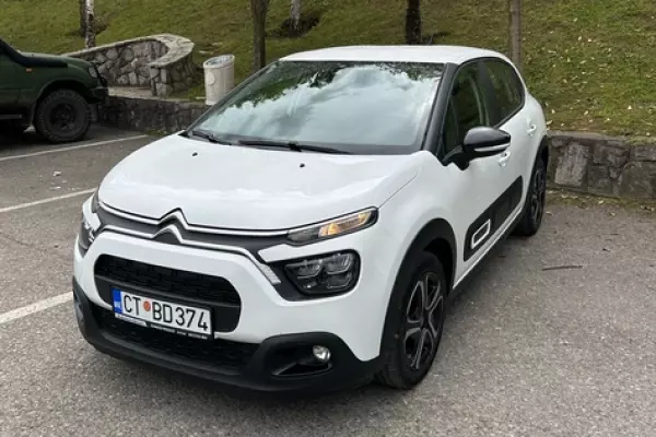 Citroen C3 for rent in Ulcinj