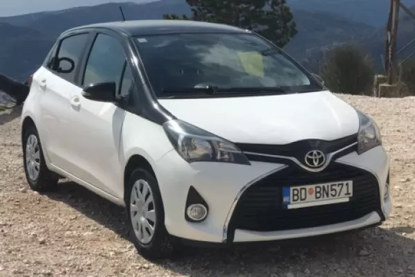 Toyota Yaris for rent in Montenegro