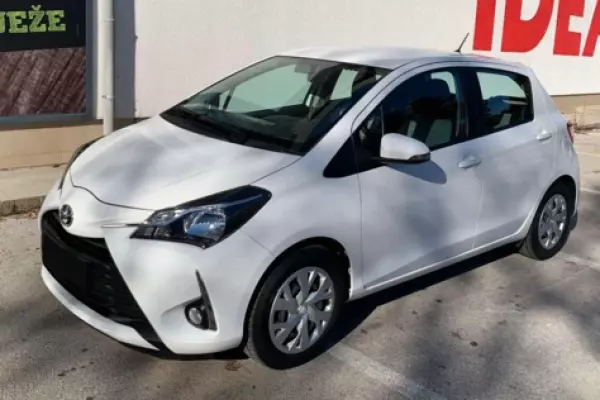 Toyota Yaris for rent in Montenegro