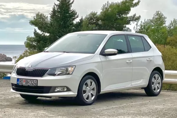 Skoda Fabia for rent in Ulcinj