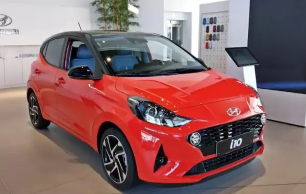 Hyundai i10 for rent in Montenegro