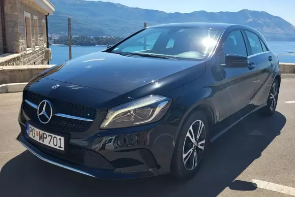 Mercedes A180 for rent in Montenegro